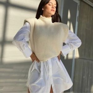 Zara Padded Shoulder Vest